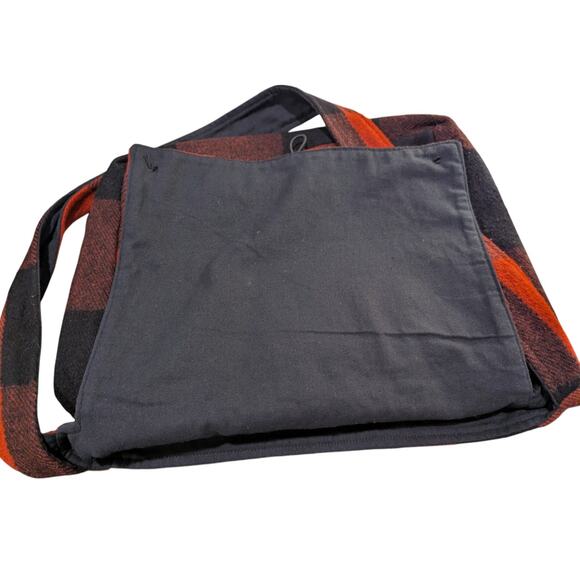 Patrick King Keri Tartan Merino Wool Messenger Bag - Picture 6 of 8